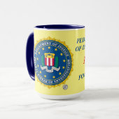 FBI Personalized Combo Mug, 15 oz Mug (Front Left)