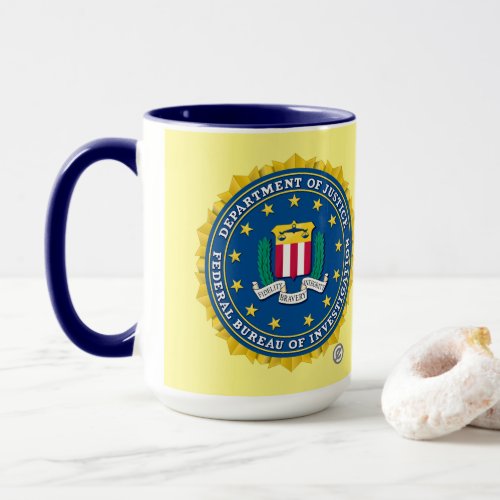 FBI Personalized Combo Mug 15 oz Mug
