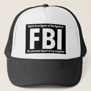FBI Print Novelty: Humor Design Trucker Hat