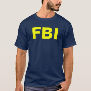 FBI USA America T-Shirt S-3XL navy