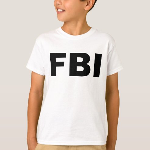 fbi logo t shirt