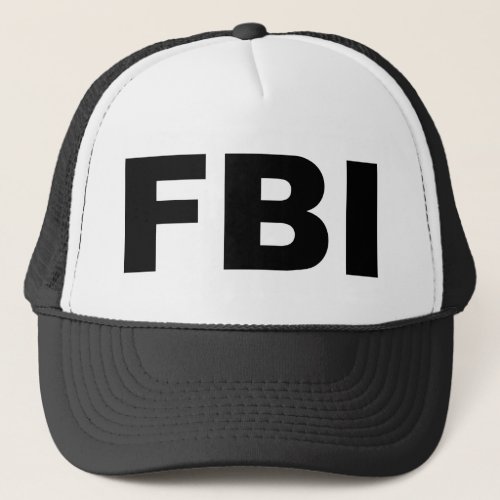 FBI TRUCKER HAT