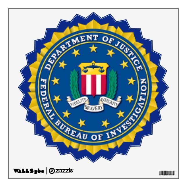 FBI Wall Decal (Front)