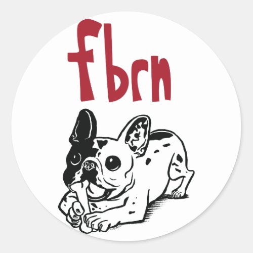FBRN Logo Classic Round Sticker