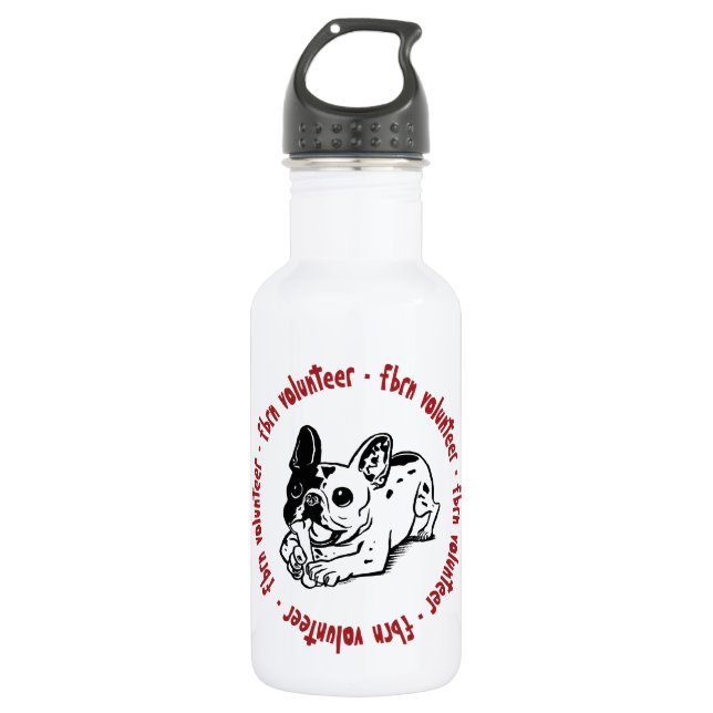 FBRN Volunteer Logo Stainless Steel Water Bottle (Front)