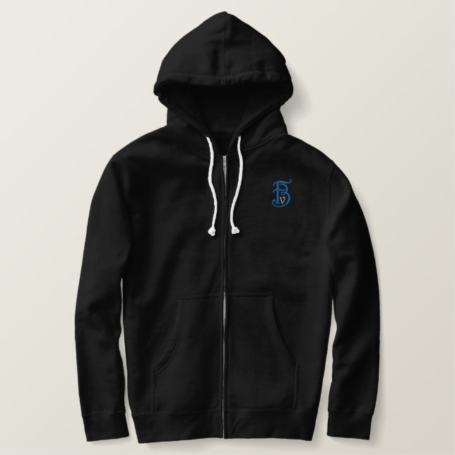 FBV - Zip-Up Embroidered Hoodie (Design Front)