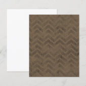 FBZZB FADED CHOCOLATE BROWN ZIG ZAGS ZIGZAG PATTER (Front/Back)
