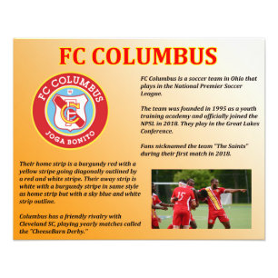 FC Columbus Photo Print