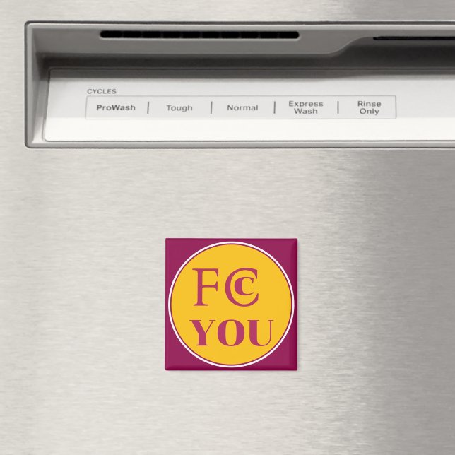 FCC YOU Fridge Magnet (In Situ (Dishwasher))
