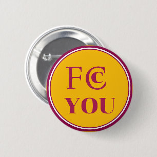 FCC YOU Fridge Magnet Button