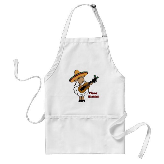 Fce Navidad Adult Apron (Front)