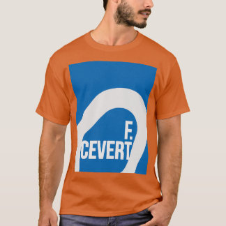 FCevert Helmet Left Side Blue Graphic  T-Shirt