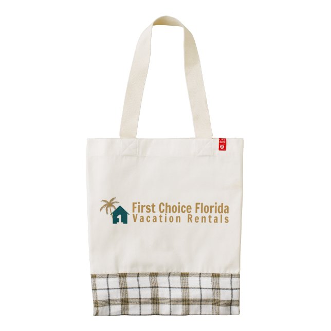 FCF Jacksonville Plaid Tote Bag (Back)