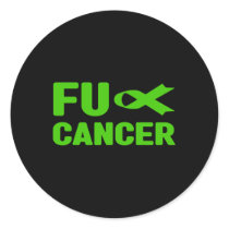 Fck Cancer - Fck Bile Duct Cancer Awareness 3 Classic Round Sticker