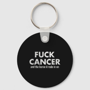 Fck Cancer Pink Breast Cancer Awareness Keychain