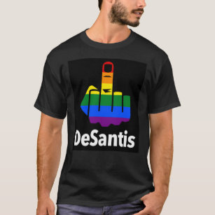 FCK Desantis - Censored With Middle Finger  T-Shirt