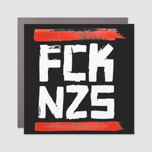 FCK NZS CAR MAGNET