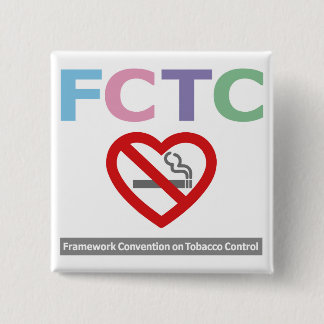 FCTC_badge no smoking Pinback Button