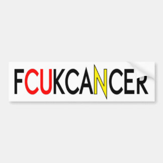 FCUKCANCER BUMPER STICKER