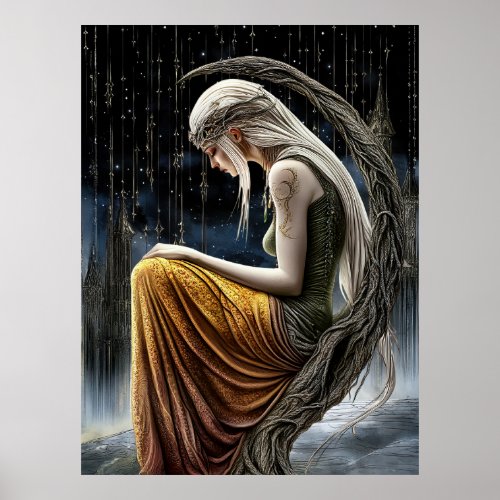 - FD2 Mystical Moon Keeper Celestial Goddess 9 Poster
