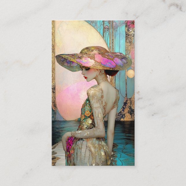 *~* *~* FD2 Nouveau Fantasy Ethereal Dreamlike 11 Business Card (Front)