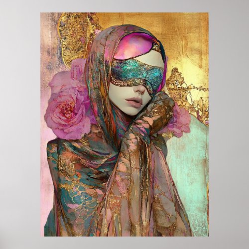 *~* FD2 Ornate Nouveau Fantasy Ethereal Woman  11 Poster