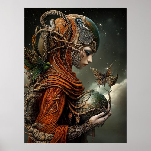 *~* FD3  COSMIC GUARDIAN Earth Keeper Protector Poster