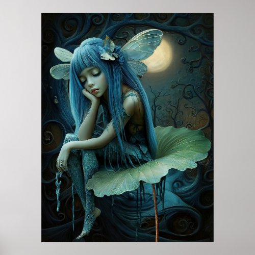 *~* FD3 Forest Nymph Fantasy Art 29 Poster