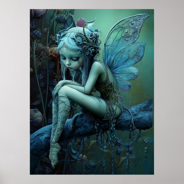 *~* FD3 Magical  Forest Nymph Fantasy 44 Poster (Front)