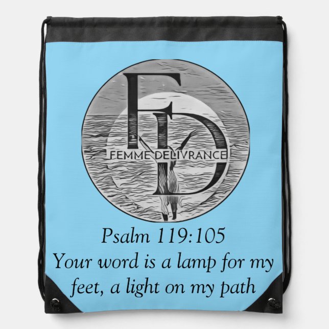 FD Drawstring Backpack (Front)