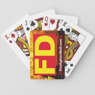 FD Firefighters Playing Cards