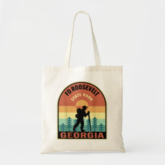 FD Roosevelt State Park Georgia Retro Hiking Tote Bag
