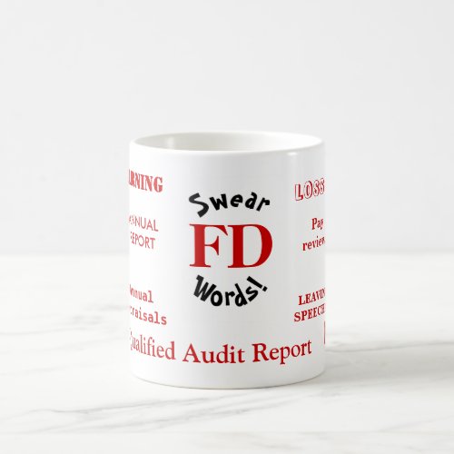 FD Swear Words Annoying Funny Finance Director Coffee Mug
