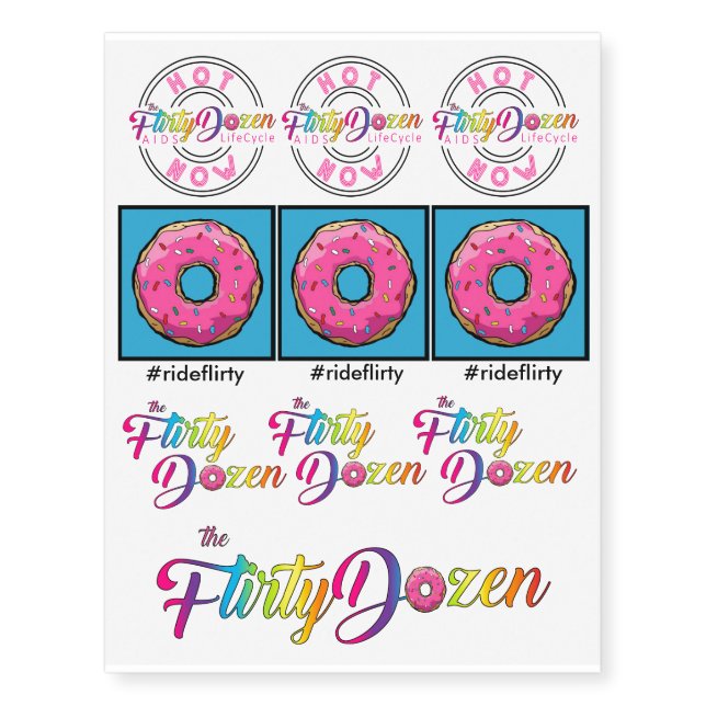 FD Temporary Tattoos (Front)