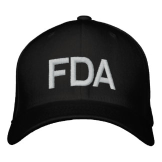 FDA EMBROIDERED BASEBALL HAT