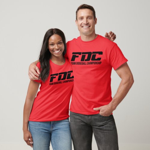 FDC Foam Dodgeball Championship Logo T_Shirt