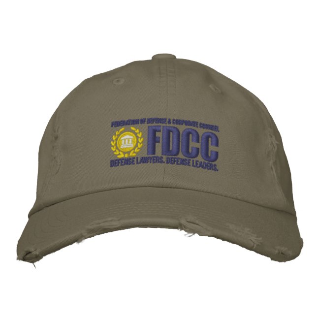 FDCC EMBROIDERED BASEBALL CAP (Front)