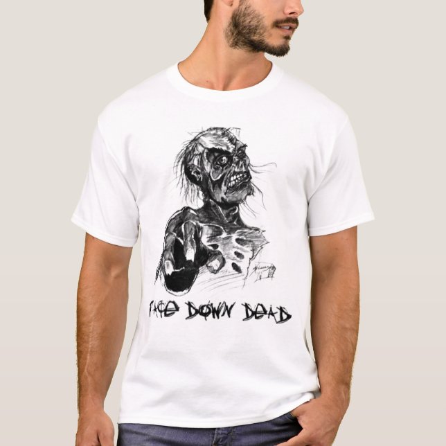 FDD B&W Zombie Logo T-Shirt (Front)