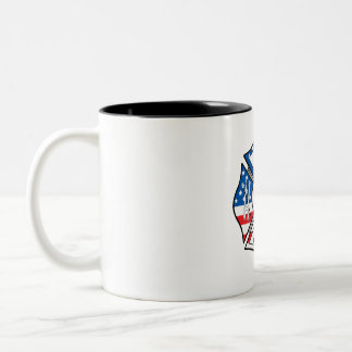 FDNY FIRE DEPT Arts Two-Tone Coffee Mug