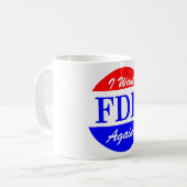 FDR - America's Greatest President Tribute Coffee Mug (Front Left)
