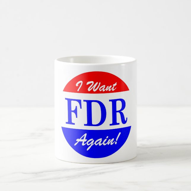 FDR - America's Greatest President Tribute Coffee Mug (Center)