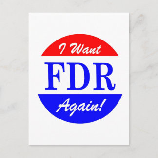 FDR - America's Greatest President Tribute Postcard