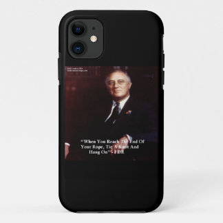 FDR & End Of Rope Quote Iphone 5 Case