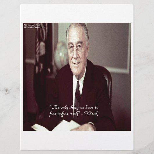 FDR & Nothing To Fear Quote (Front)