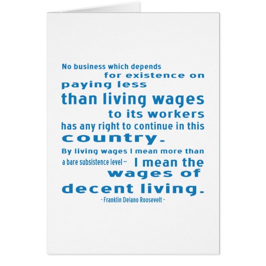 FDR on Wages Cards (Front)