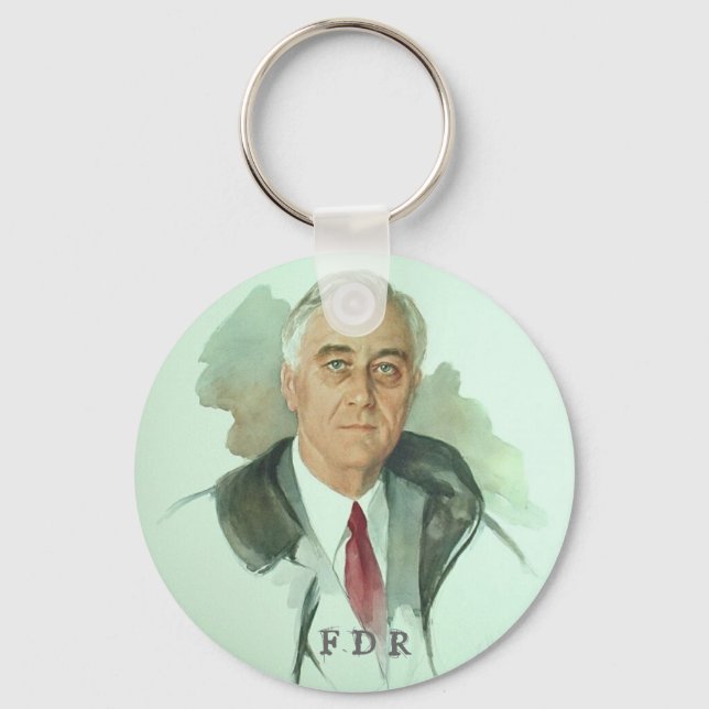 FDR Portrait Keychain (Front)