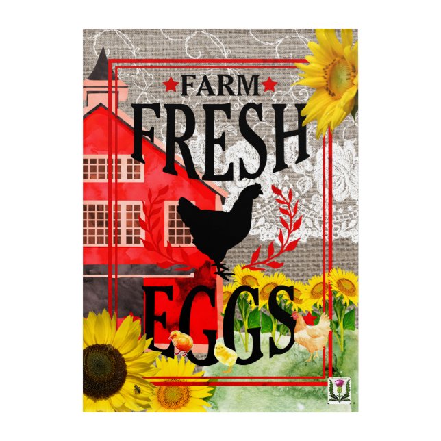 FD's Country Bumpkins' Artwork 53086C39 Acrylic Print (Front)