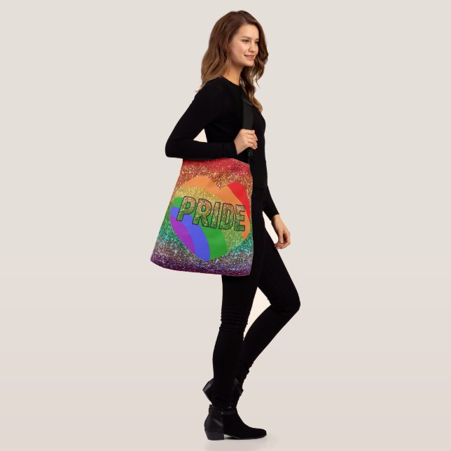FD's Fabulous Pride Collection- Pride 53086PHc Crossbody Bag (On Model)