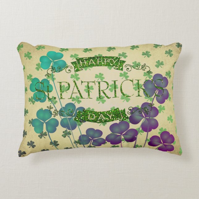 FD's St. Patricks Day Pillow Collection 53086C14 (Front)