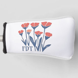FDT Floral Wreath Subtle Feminine Boho Anti-Trump Golf Head Cover